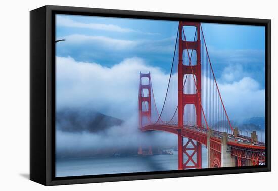 Golden Gate Bridge II-Rita Crane-Framed Stretched Canvas