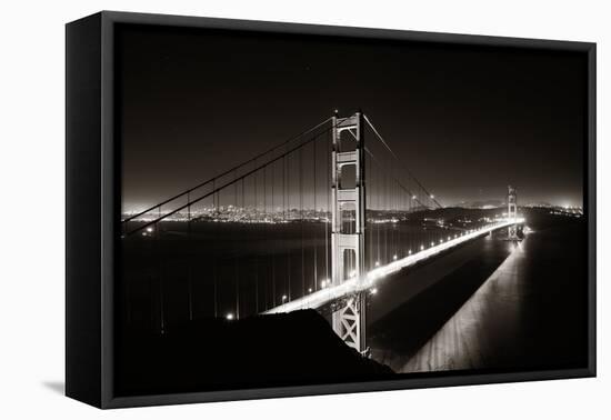 Golden Gate Bridge in San Francisco as the Famous Landmark.-Songquan Deng-Framed Premier Image Canvas