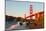 Golden Gate Bridge in San Francisco at Sunset-Andy777-Mounted Photographic Print
