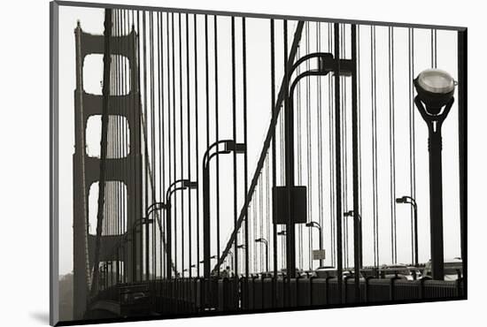 Golden Gate Bridge in Silhouette-Christian Peacock-Mounted Giclee Print