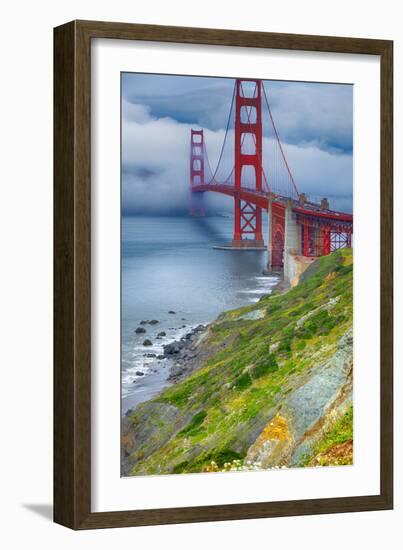 Golden Gate Bridge IV-Rita Crane-Framed Photo