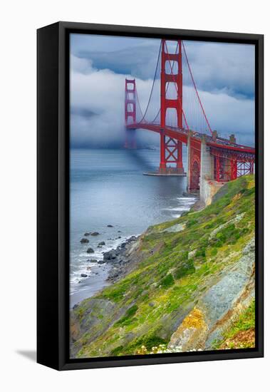 Golden Gate Bridge IV-Rita Crane-Framed Stretched Canvas