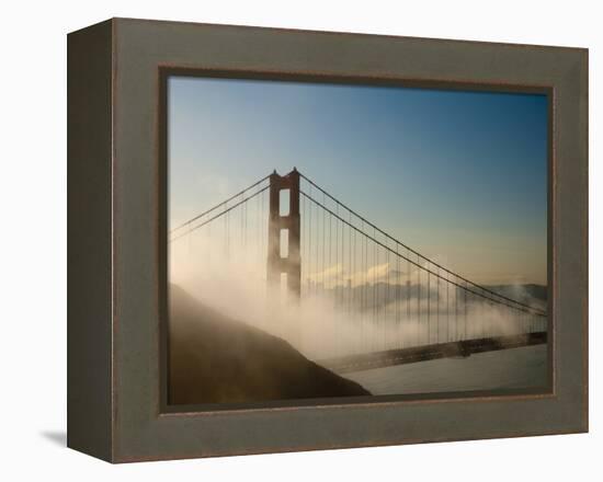 Golden Gate Bridge, San Francisco, California, United States of America, North America-Alan Copson-Framed Premier Image Canvas