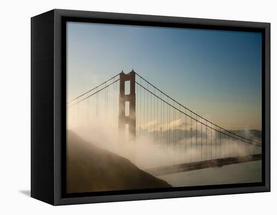 Golden Gate Bridge, San Francisco, California, United States of America, North America-Alan Copson-Framed Premier Image Canvas