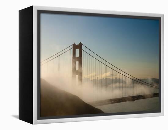 Golden Gate Bridge, San Francisco, California, United States of America, North America-Alan Copson-Framed Premier Image Canvas