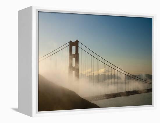 Golden Gate Bridge, San Francisco, California, United States of America, North America-Alan Copson-Framed Premier Image Canvas