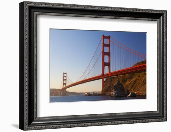 Golden Gate Bridge, San Francisco, California, United States of America, North America-Miles-Framed Photographic Print