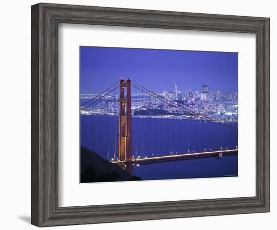 Golden Gate Bridge, San Francisco, California, USA-Walter Bibikow-Framed Photographic Print