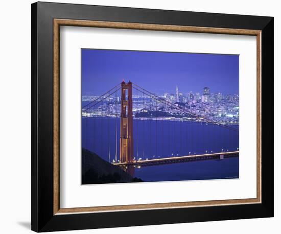 Golden Gate Bridge, San Francisco, California, USA-Walter Bibikow-Framed Photographic Print