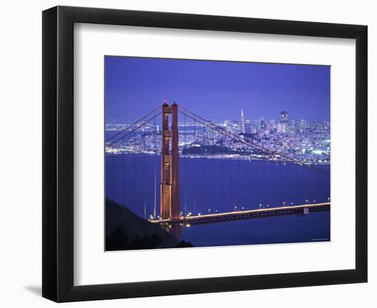 Golden Gate Bridge, San Francisco, California, USA-Walter Bibikow-Framed Photographic Print