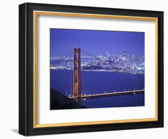 Golden Gate Bridge, San Francisco, California, USA-Walter Bibikow-Framed Photographic Print