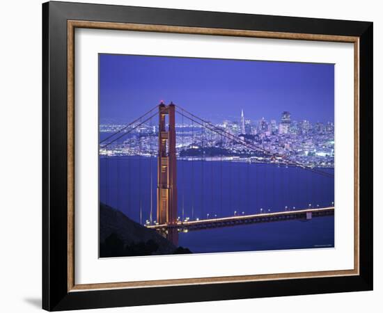 Golden Gate Bridge, San Francisco, California, USA-Walter Bibikow-Framed Photographic Print