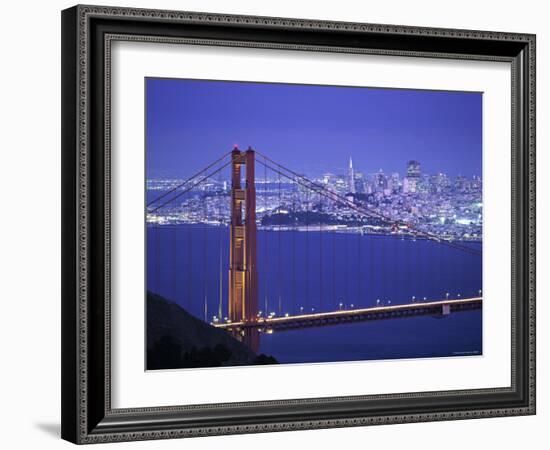 Golden Gate Bridge, San Francisco, California, USA-Walter Bibikow-Framed Photographic Print