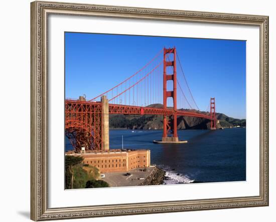 Golden Gate Bridge, San Francisco, California, USA-John Alves-Framed Photographic Print