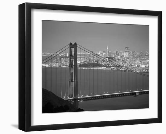 Golden Gate Bridge, San Francisco, California, USA-Walter Bibikow-Framed Photographic Print