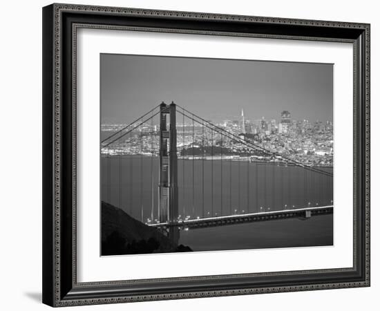 Golden Gate Bridge, San Francisco, California, USA-Walter Bibikow-Framed Photographic Print