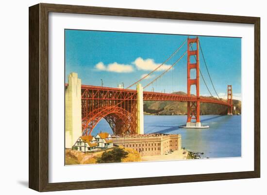 Golden Gate Bridge, San Francisco, California-null-Framed Art Print