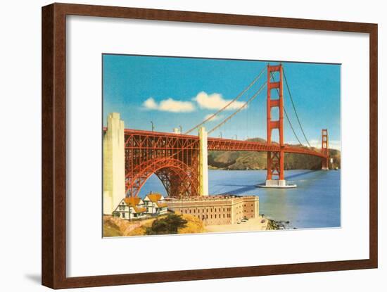 Golden Gate Bridge, San Francisco, California-null-Framed Art Print