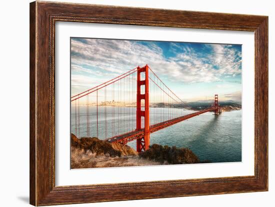 Golden Gate Bridge, San Francisco-vent du sud-Framed Photographic Print