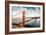 Golden Gate Bridge, San Francisco-vent du sud-Framed Photographic Print