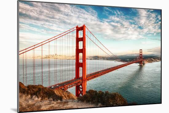 Golden Gate Bridge, San Francisco-vent du sud-Mounted Photographic Print