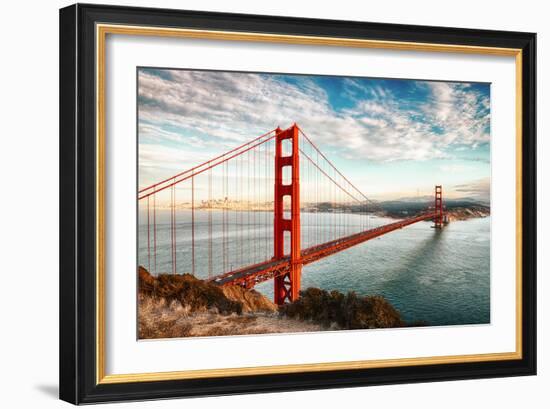 Golden Gate Bridge, San Francisco-vent du sud-Framed Photographic Print