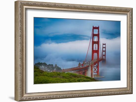 Golden Gate Bridge V-Rita Crane-Framed Photo