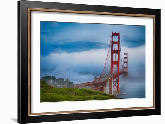 Golden Gate Bridge V-Rita Crane-Framed Photo