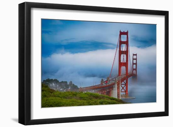 Golden Gate Bridge V-Rita Crane-Framed Photo