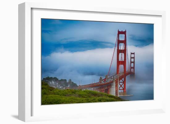Golden Gate Bridge V-Rita Crane-Framed Photo
