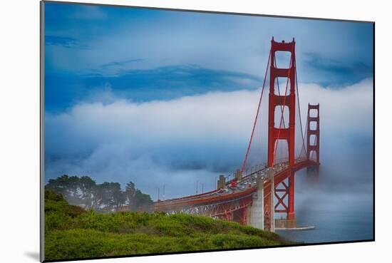 Golden Gate Bridge V-Rita Crane-Mounted Photo