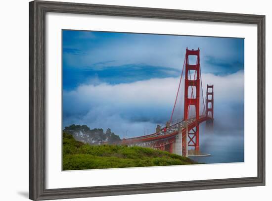 Golden Gate Bridge V-Rita Crane-Framed Photo