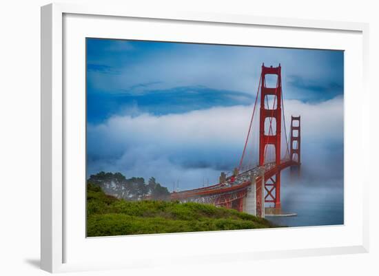 Golden Gate Bridge V-Rita Crane-Framed Photo