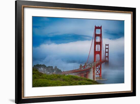 Golden Gate Bridge V-Rita Crane-Framed Photo