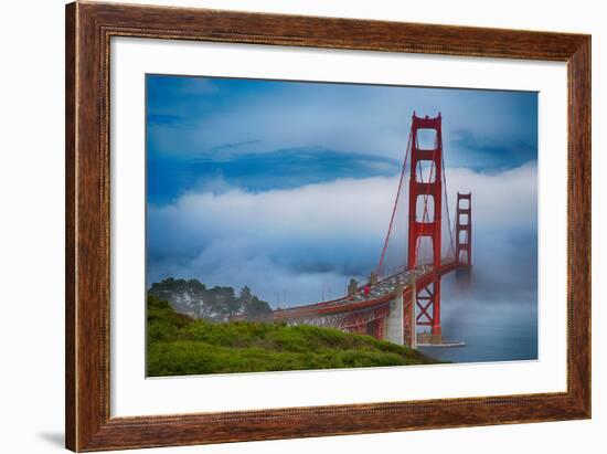 Golden Gate Bridge V-Rita Crane-Framed Photo