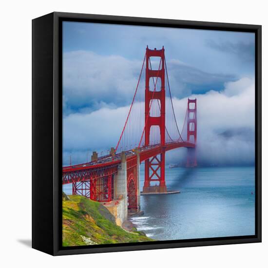 Golden Gate Bridge VII-Rita Crane-Framed Stretched Canvas