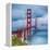 Golden Gate Bridge VII-Rita Crane-Framed Stretched Canvas