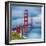 Golden Gate Bridge VII-Rita Crane-Framed Photo