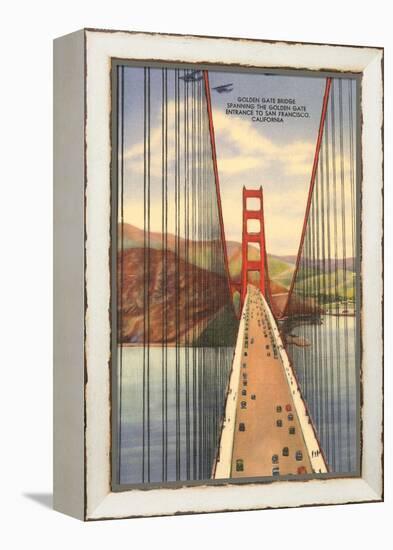 Golden Gate Bridge with Planes, San Francisco, California-null-Framed Stretched Canvas