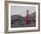 Golden Gate Bridge with Red Pop Border-Emily Navas-Framed Photographic Print