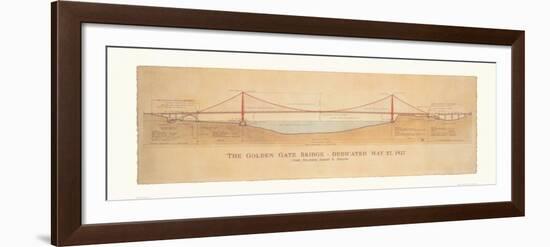 Golden Gate Bridge-Craig Holmes-Framed Art Print