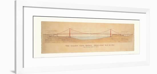 Golden Gate Bridge-Craig Holmes-Framed Art Print