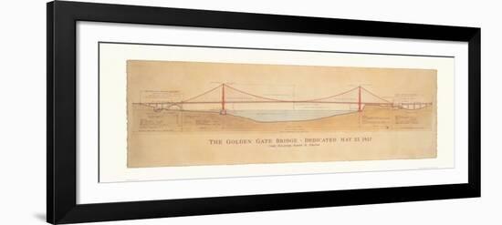 Golden Gate Bridge-Craig Holmes-Framed Art Print