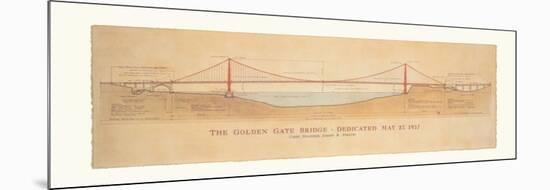 Golden Gate Bridge-Craig Holmes-Mounted Art Print