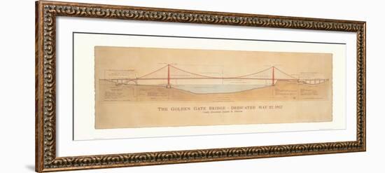 Golden Gate Bridge-Craig Holmes-Framed Art Print