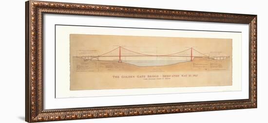 Golden Gate Bridge-Craig Holmes-Framed Art Print