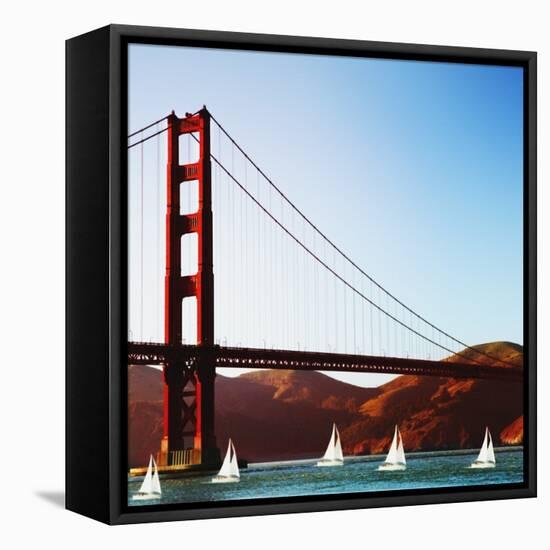 Golden Gate Bridge-JoSon-Framed Premier Image Canvas