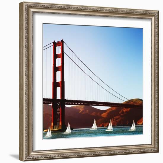 Golden Gate Bridge-JoSon-Framed Photographic Print