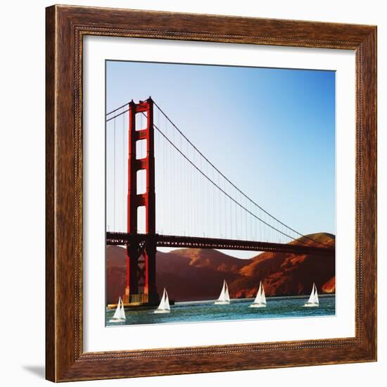 Golden Gate Bridge-JoSon-Framed Photographic Print