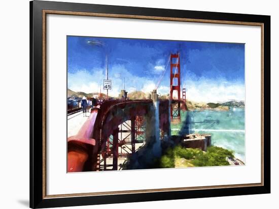 Golden Gate Bridge-Philippe Hugonnard-Framed Giclee Print